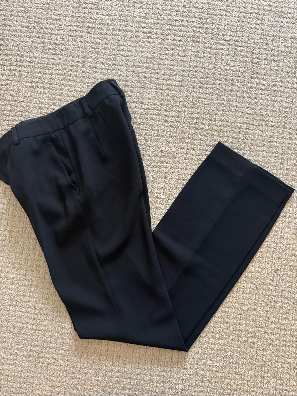 Zara Woman Black Dress Pants - Deep Black Finish